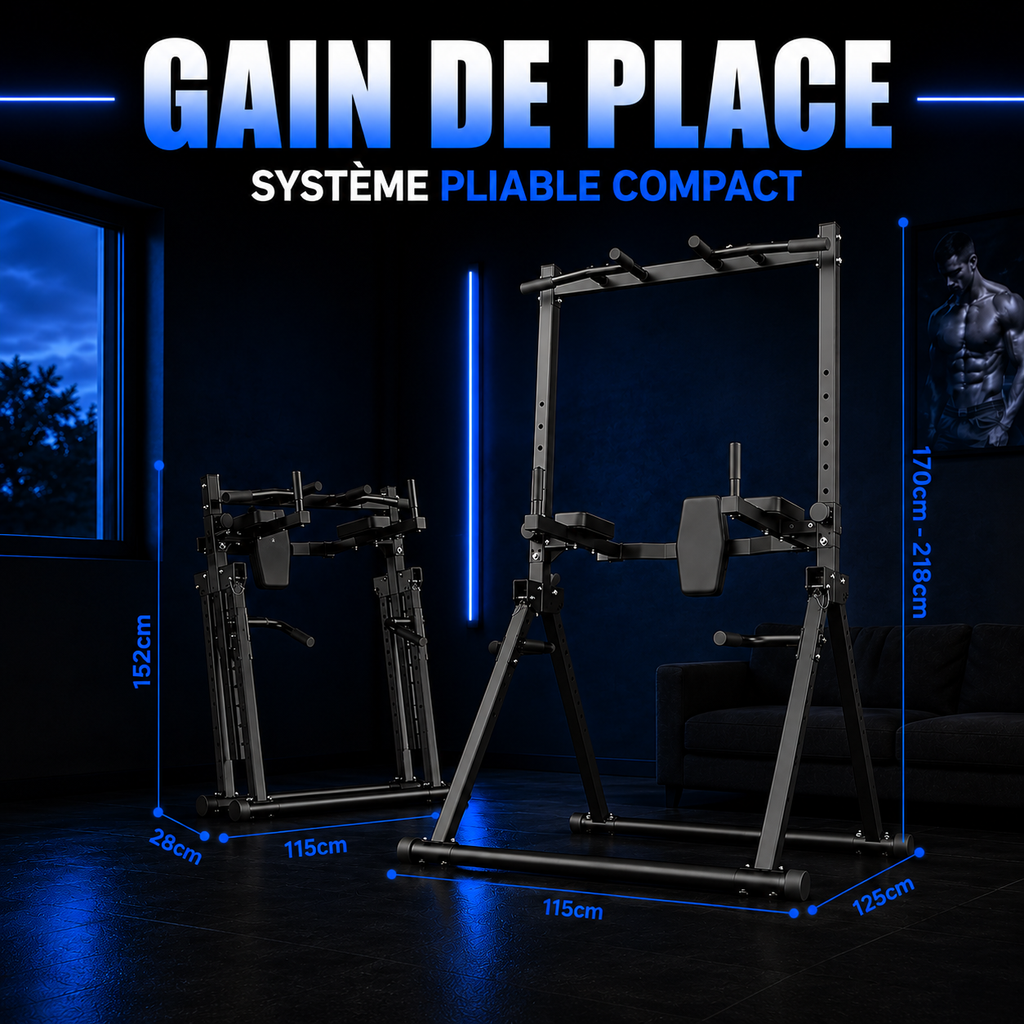 Tour d'exercices pliable