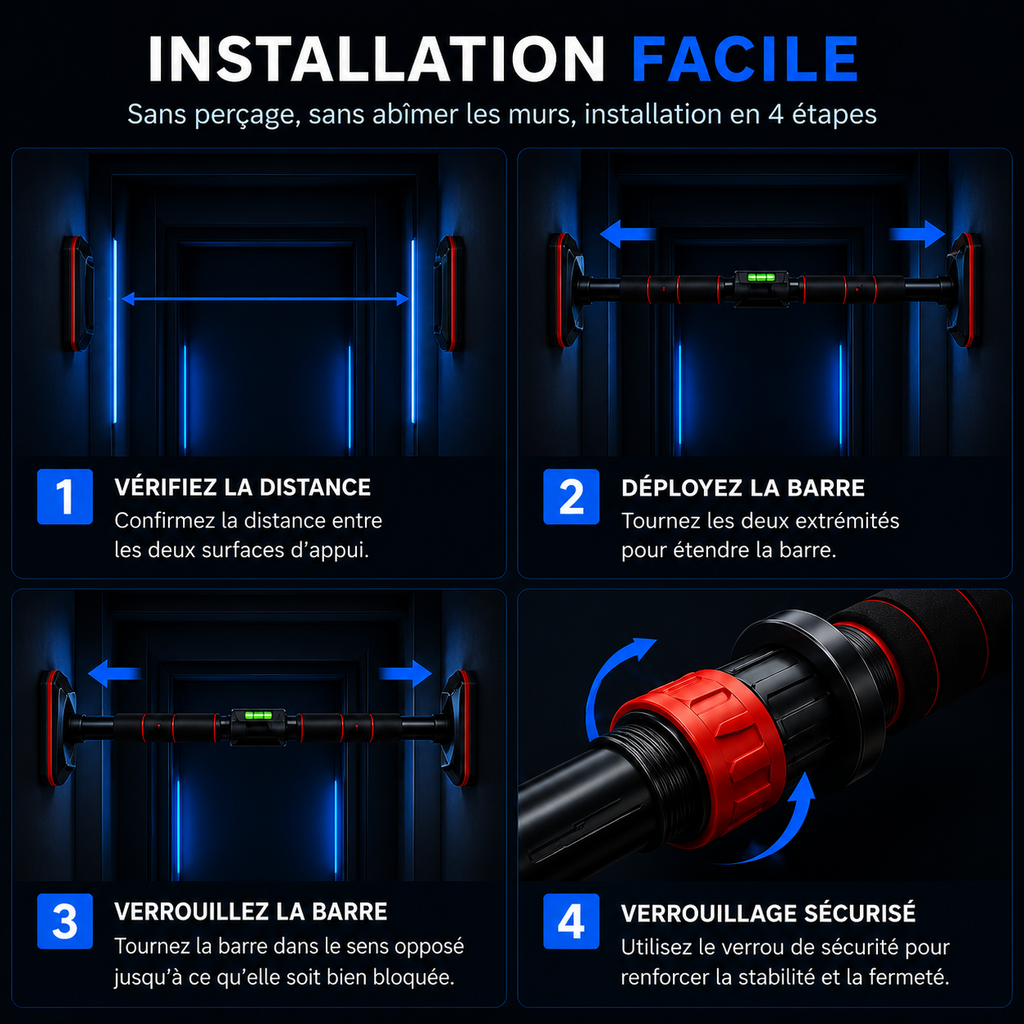 Barre de traction réglable