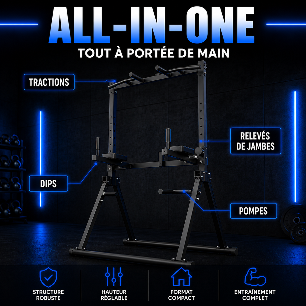 Tour d'exercices pliable